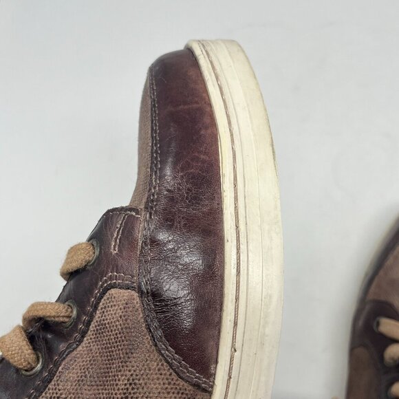 Bed Stu Workshop Lordmind men's high-top sneakers brown 8 leather - Picture 10 of 10